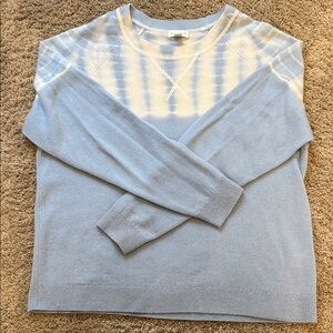 Garnet Hill Light Blue Crew Neck Sweater